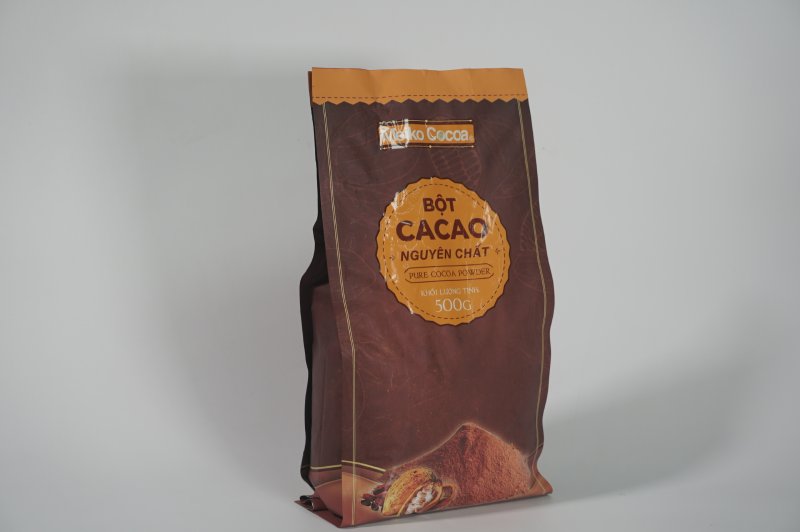 Bột cacao nguyên chất của NAM AN GROUP có màu nâu sẫm tự nhiên